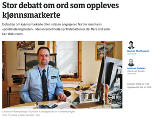 NRK har gjort flere endringer i artikkelen som utløste sterke reaksjoner om bruken av ordet «nordmann».