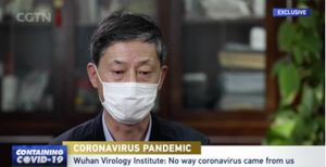 Yuan Zhiming, direktør for Wuhan Institute of Virology, avviser at koronaviruset kommer fra laboratoriet.