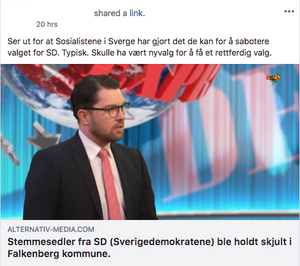 Fra Facebook-gruppen «Vi som ønsker Sylvi Listhaug som statsminister».
