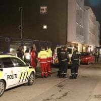 Oktober 2017: Politi og ambulansepersonell på Holmlia i Oslo i forbindelse med en skyteepisode.